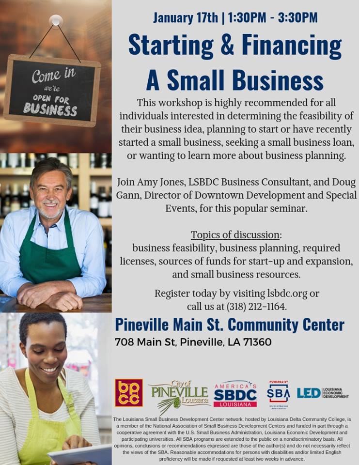 SBDC Class -- Jan 17, 2019