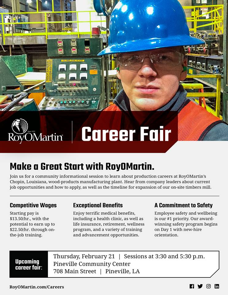 Roy O Martin Careere Fair