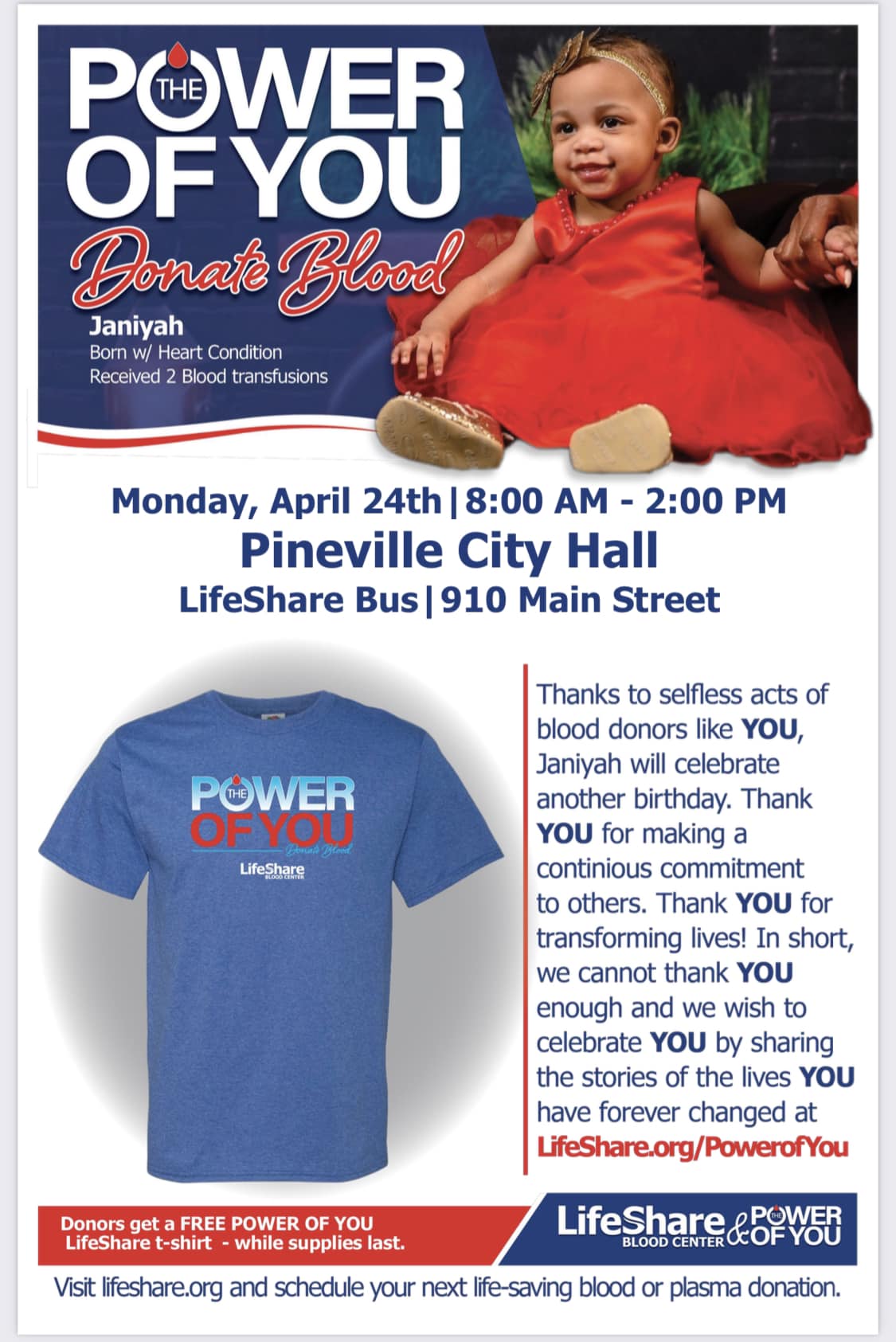 Blood Drive -- April 24, 2023