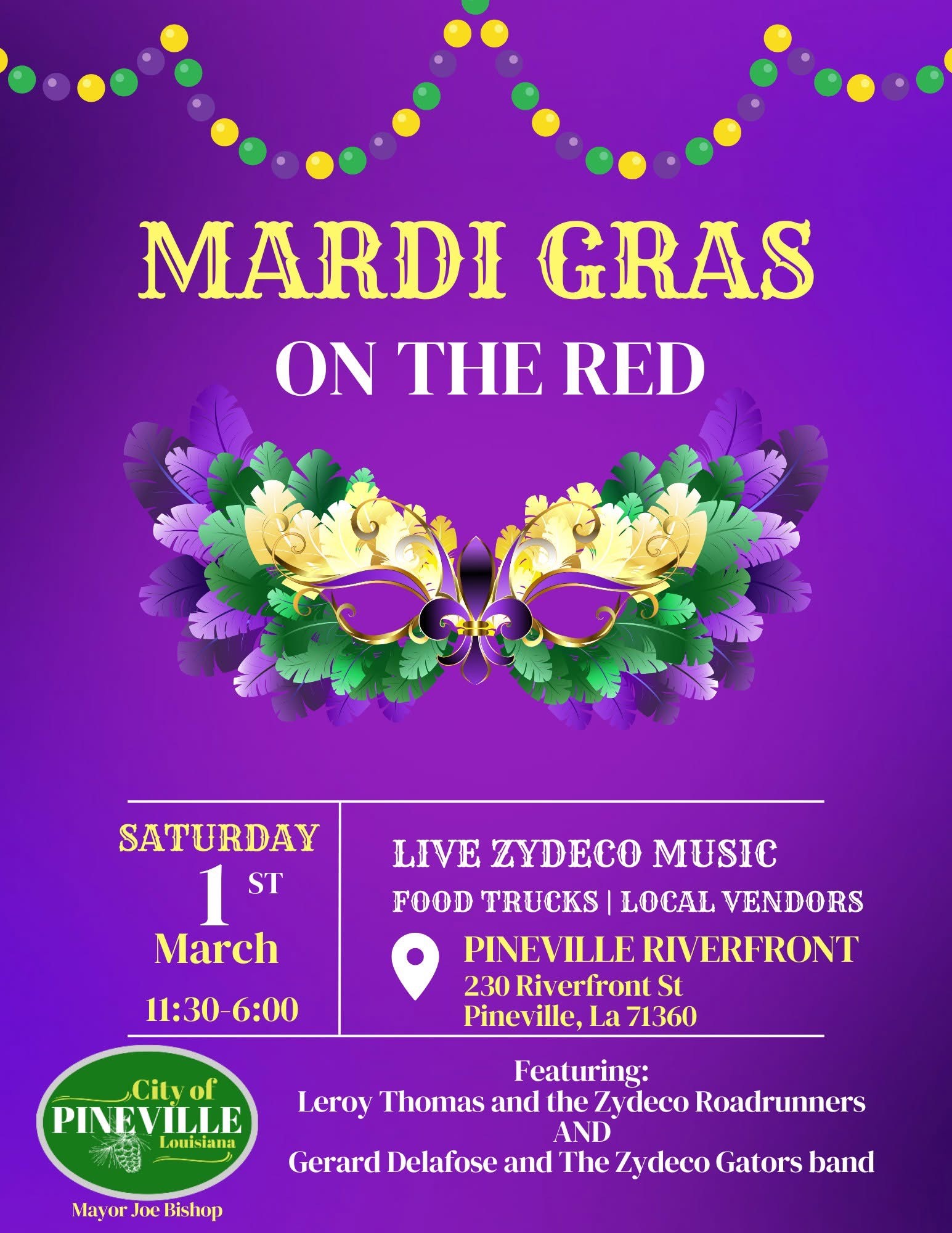 2025 Mardi Gras on the Red